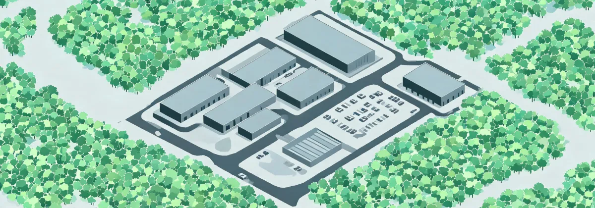 Map illustration of Apple Valley Minnesota campus area